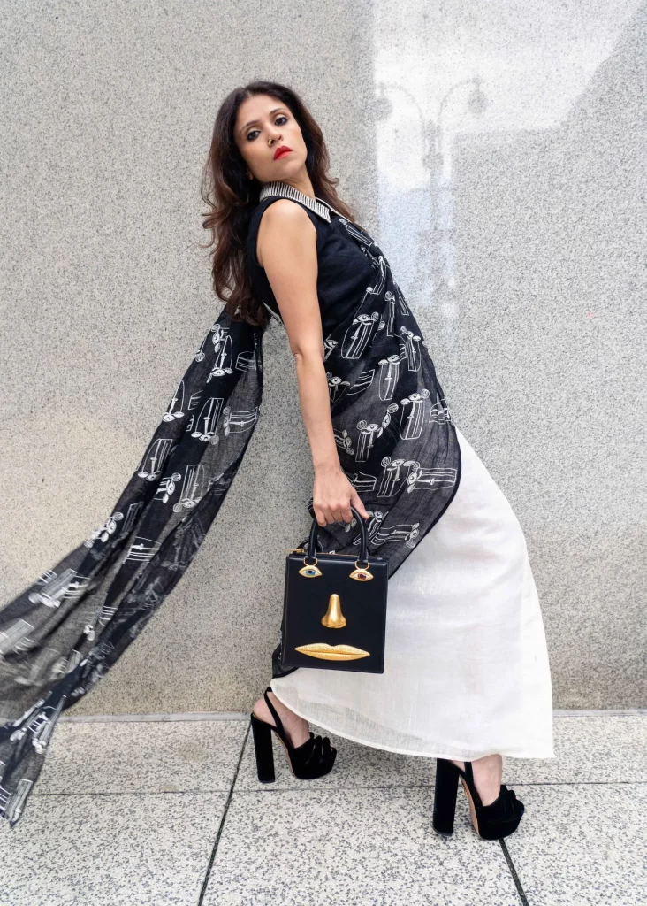 The image displays Arpana Moorjani (@bragyourstyle). Copyright Arpana Moorjani (@bragyourstyle).